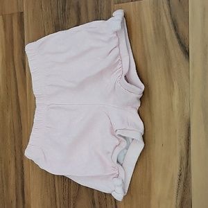 Jumping beans pink & white potatoes dot shorts with bows